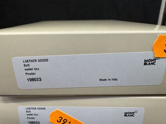 Læderpung 6cc MONTBLANC PEWTER