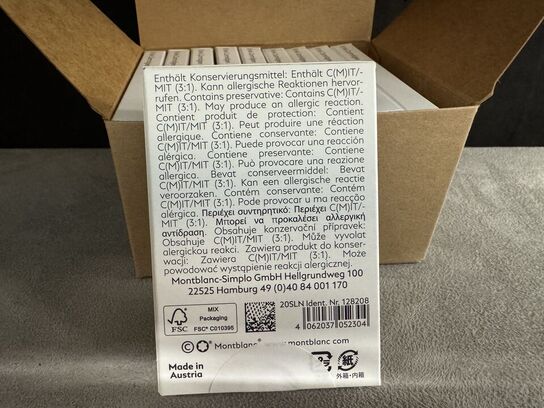 80 stk. Blækpatroner MONTBLANC BLUE