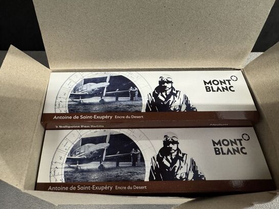 18 stk. Fyldepenne/Ballpoint Refill MONTBLANC BROWN