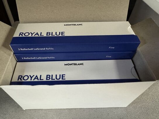 20 stk. Fyldepenne/Rollerball LeGrand Refill MONTBLANC ROYAL BLUE