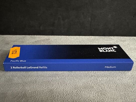 2 stk. Fyldepenne/Rollerball LeGrand Refill MONTBLANC PACIFIC BLUE