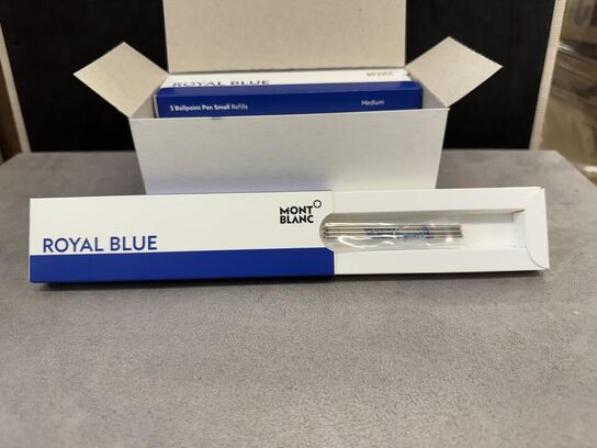 30 stk. Fyldepenne/Ballpoint Small refill MONTBLANC ROYAL BLUE