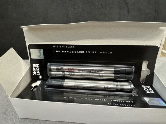 12 stk. Fyldepenne/rollerball Refill MONTBLANC MYSTERY BLACK