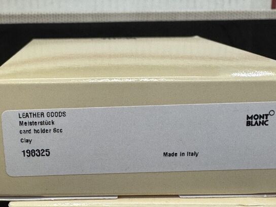 Kortholder 6cc MONTBLANC CLAY