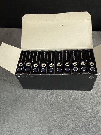 60 stk. Blækpatroner  MONTBLANC BLUE-BLACK