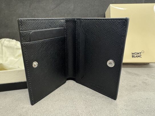 Læderpung 4cc MONTBLANC BLACK