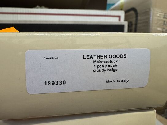 Pen Pouch læder MONTBLANC CLOUDY BEIGE