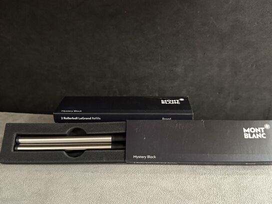 8 stk. Fyldepenne/Rollerball LeGrand Refill MONTBLANC MYSTERY BLACK