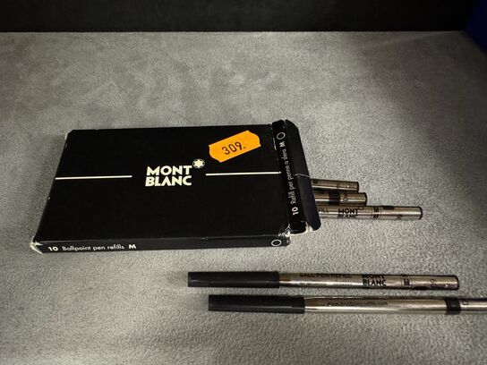 10 stk. Fyldepenne/Ballpoint Refill MONTBLANC MYSTERY BLACK