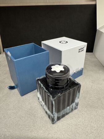 4 stk. 50 ml. Blæk MONTBLANC PETROL BLUE