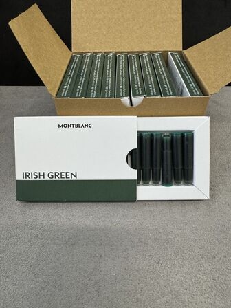 80 stk. Blækpatroner MONTBLANC IRISH GREEN