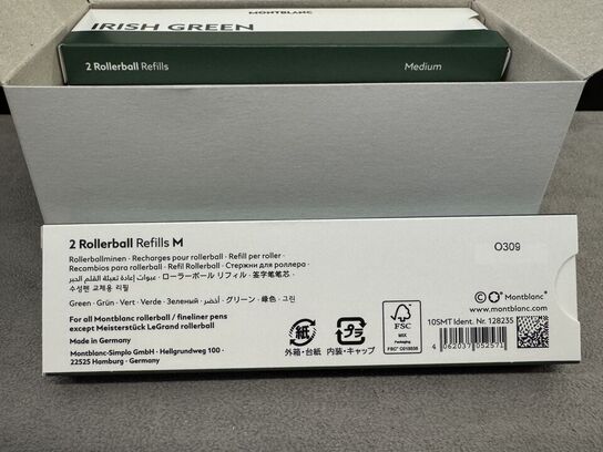 20 stk. Fyldepenne/Rollerball Refill MONTBLANC IRISH GREEN