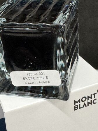 4 stk. 50 ml. Blæk MONTBLANC PETROL BLUE