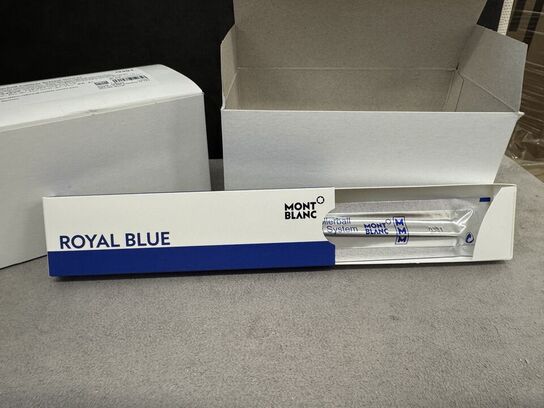 10 stk. Fyldepenne/Rollerball Refill MONTBLANC ROYAL BLUE