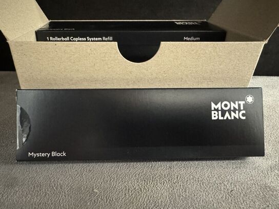 10 stk. Fyldepenne/Rollerball Refill MONTBLANC MYSTERY BLACK