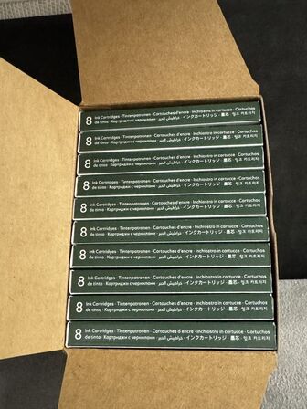 80 stk. Blækpatroner MONTBLANC IRISH GREEN