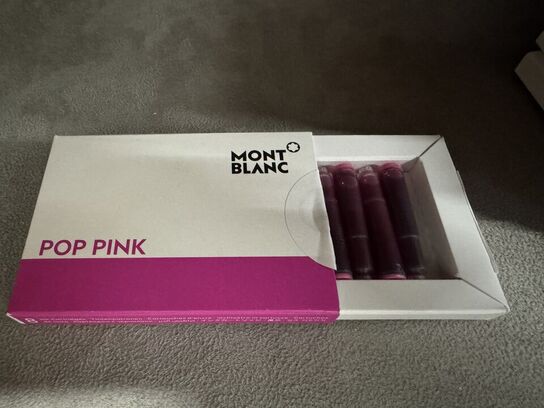 40 stk. Blækpatroner MONTBLANC POP PINK