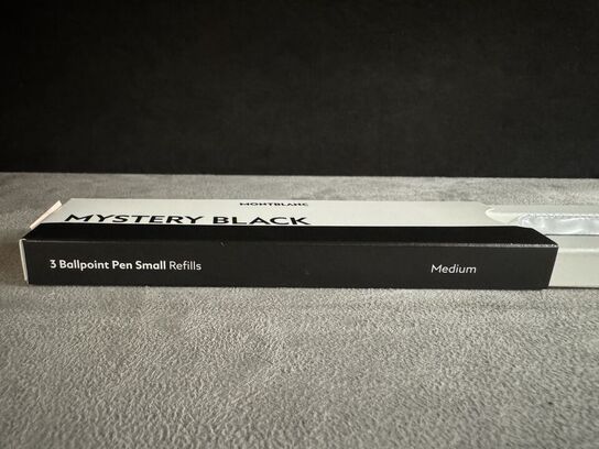 3 stk. Fyldepenne/Ballpoint small Refill MONTBLANC MYSTERY BLACK