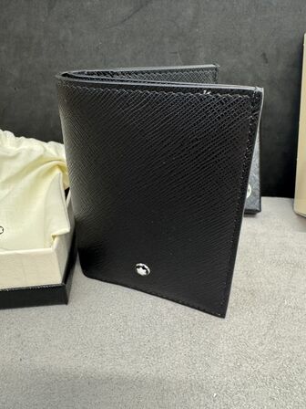 Læderpung 4cc MONTBLANC BLACK