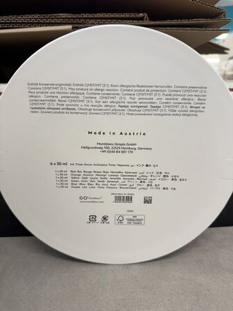 Color Theory set MONTBLANC WE GOETHE 6x3