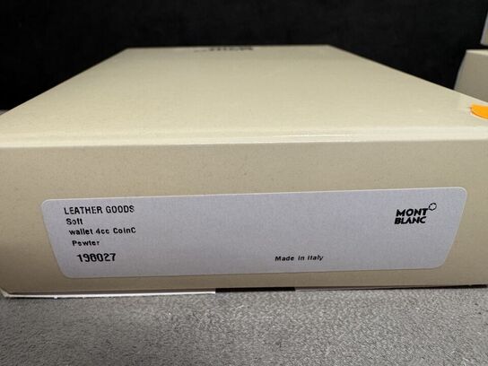 Læderpung 4cc MONTBLANC PEWTER