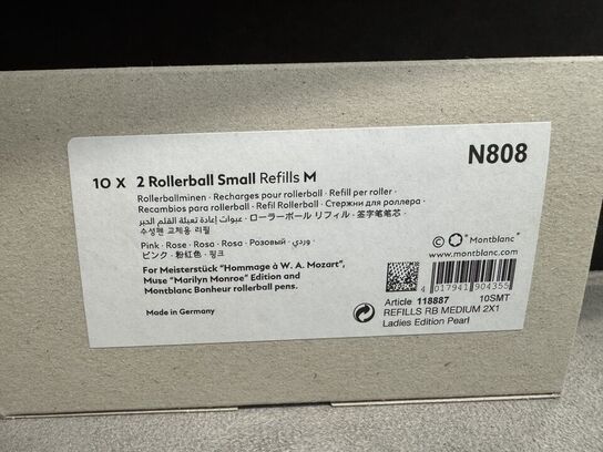 20 stk. Fyldepenne/Rollerball Small Refill MONTBLANC PINK