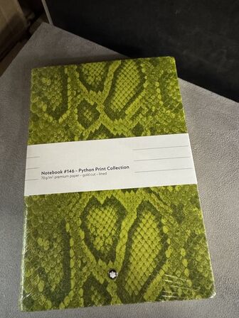 6 stk. Notebook MONTBLANC PYTHON PRINT, LINED
