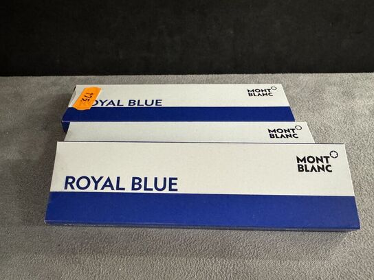 6 stk. Fyldepenne/Fineliner Refill MONTBLANC ROYAL BLUE
