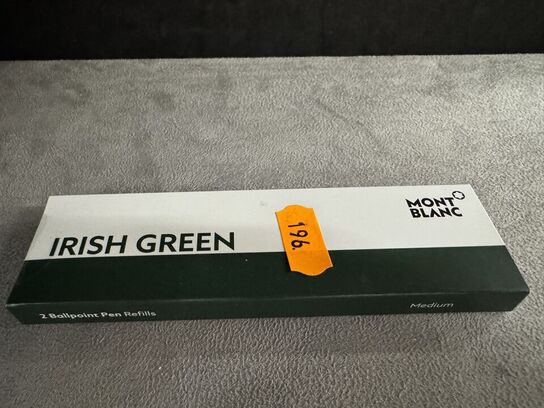 2 stk. Fyldepenne/Ballpoint Refill MONTBLANC IRISH GREEN