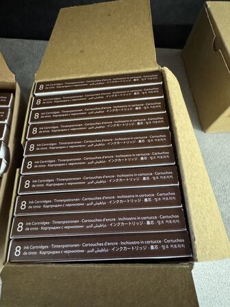 80 stk. Blækpatroner MONTBLANC TOFFEE BROWN