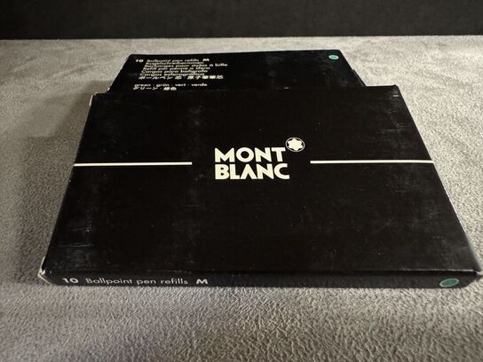 30 stk. Fyldepenne/Ballpoint Refill MONTBLANC TURQUOISE