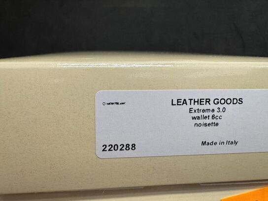 Læderpung 6cc MONTBLANC NOISETTE