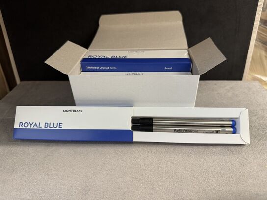 20 stk. Fyldepenne/Rollerball LeGrand Refill MONTBLANC ROYAL BLUE