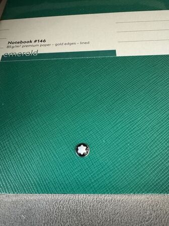 1 stk. Notebook MONTBLANC EMERALD GREEN