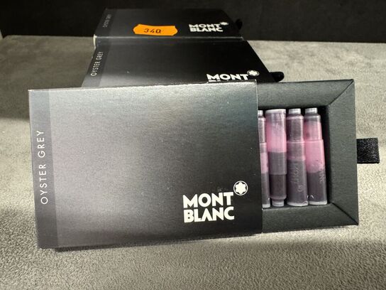 72 stk. Blækpatroner MONTBLANC OYSTER GREY
