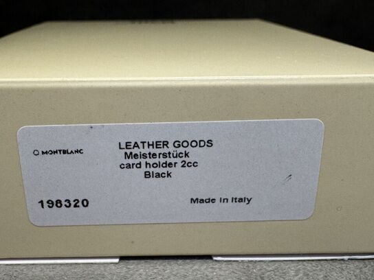 Kortholder 2cc MONTBLANC BLACK