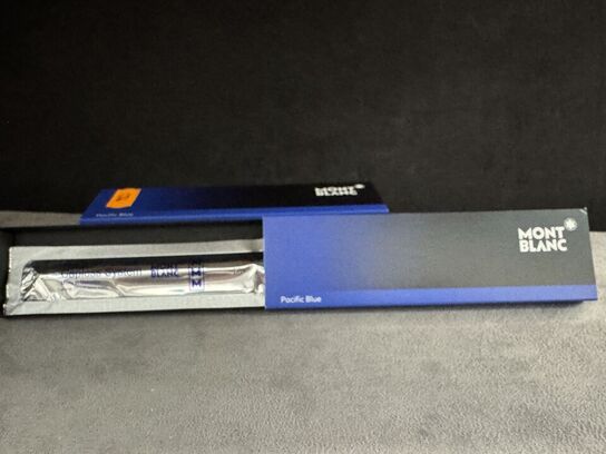 4 stk. Fyldepenne/Rollerball Refill MONTBLANC PACIFIC BLUE