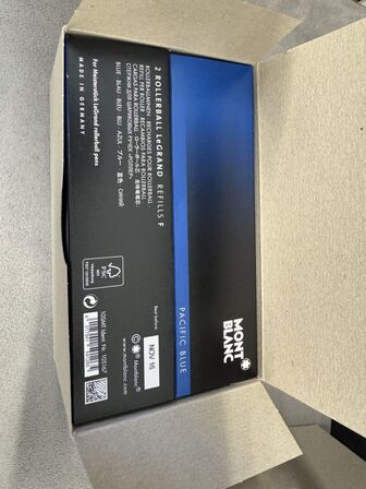 20 stk. Fyldepenne/Rollerball LeGrand Refill MONTBLANC PACIFIC BLUE