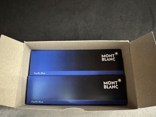12 stk. Fyldepenne/Ballpoint Refill MONTBLANC PACIFIC BLUE
