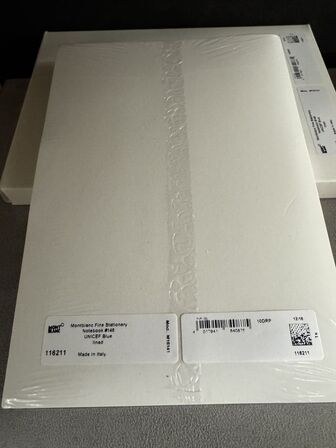 4 stk. Notebook MONTBLANC UNICEF BLUE