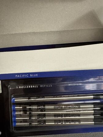 30 stk. Fyldepenne/Rollerball Refill MONTBLANC PACIFIC BLUE
