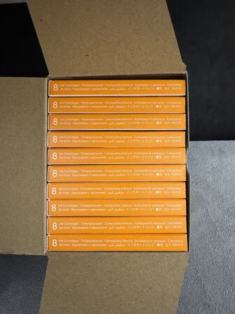 80 stk. Blækpatroner MONTBLANC MANGANESE ORANGE