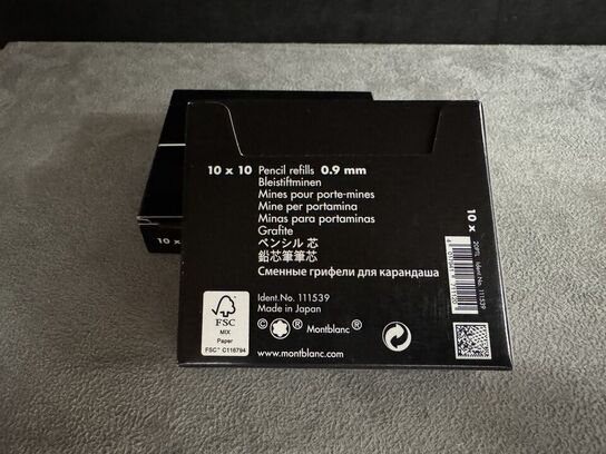 200 stk. Pencil Refill MONTBLANC GRAFIT 0,9 MM.