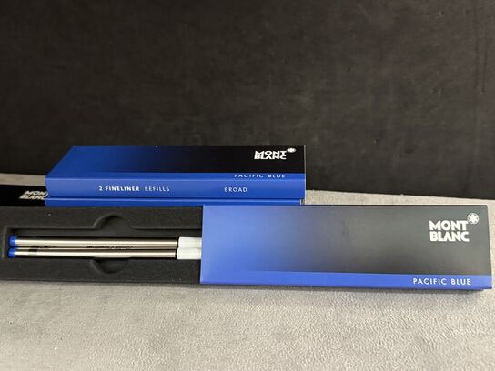 12 stk. Fyldepenne/Fineliner Refill MONTBLANC PACIFIC BLUE