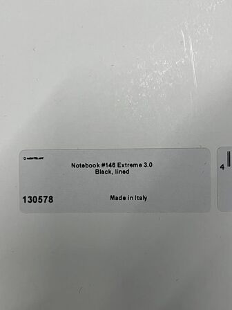 1 stk. Notebook MONTBLANC EXTREME 3.0, LINED, BLACK