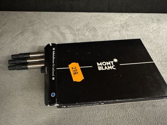 10 stk. Fyldepenne/Rollerball LeGrand Refill MONTBLANC ROYAL BLUE