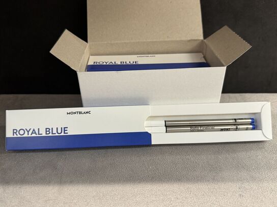 16 stk. Fyldepenne/Fineliner Refill MONTBLANC ROYAL BLUE