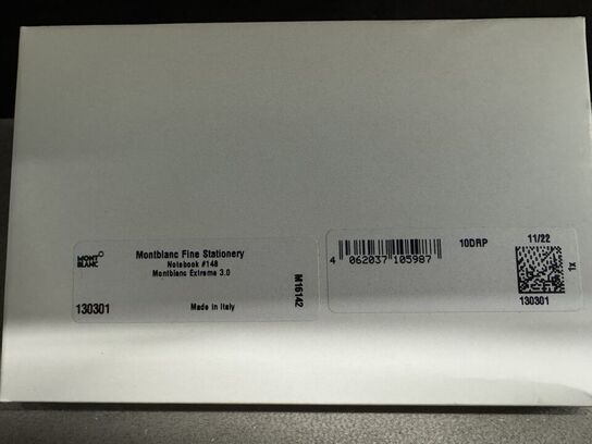 3 stk. Notebook MONTBLANC EXTREME 3.0 