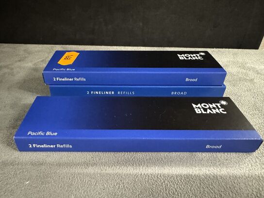 6 stk. Fyldepenne/Fineliner Refill MONTBLANC PACIFIC BLUE