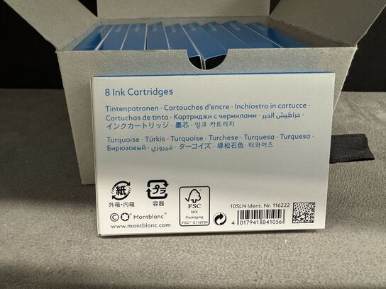 80 stk. Blækpatroner MONTBLANC UNICEF BLUE